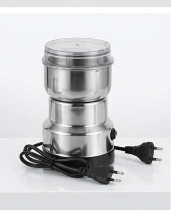 Portable Electric Coffee & Spice Grinder – 150W Stainless Steel Mini Dry Grinder for Coffee Beans, Masala, Nuts & Grains.