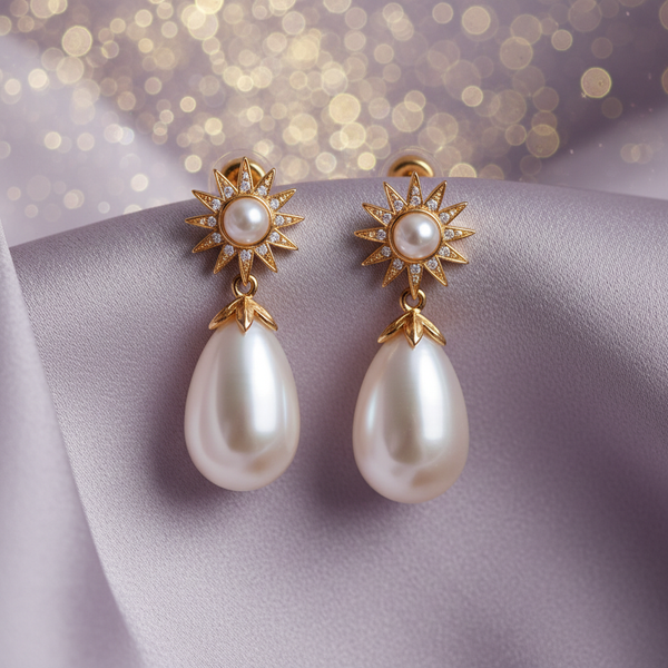 Stardust Pearl Earrings